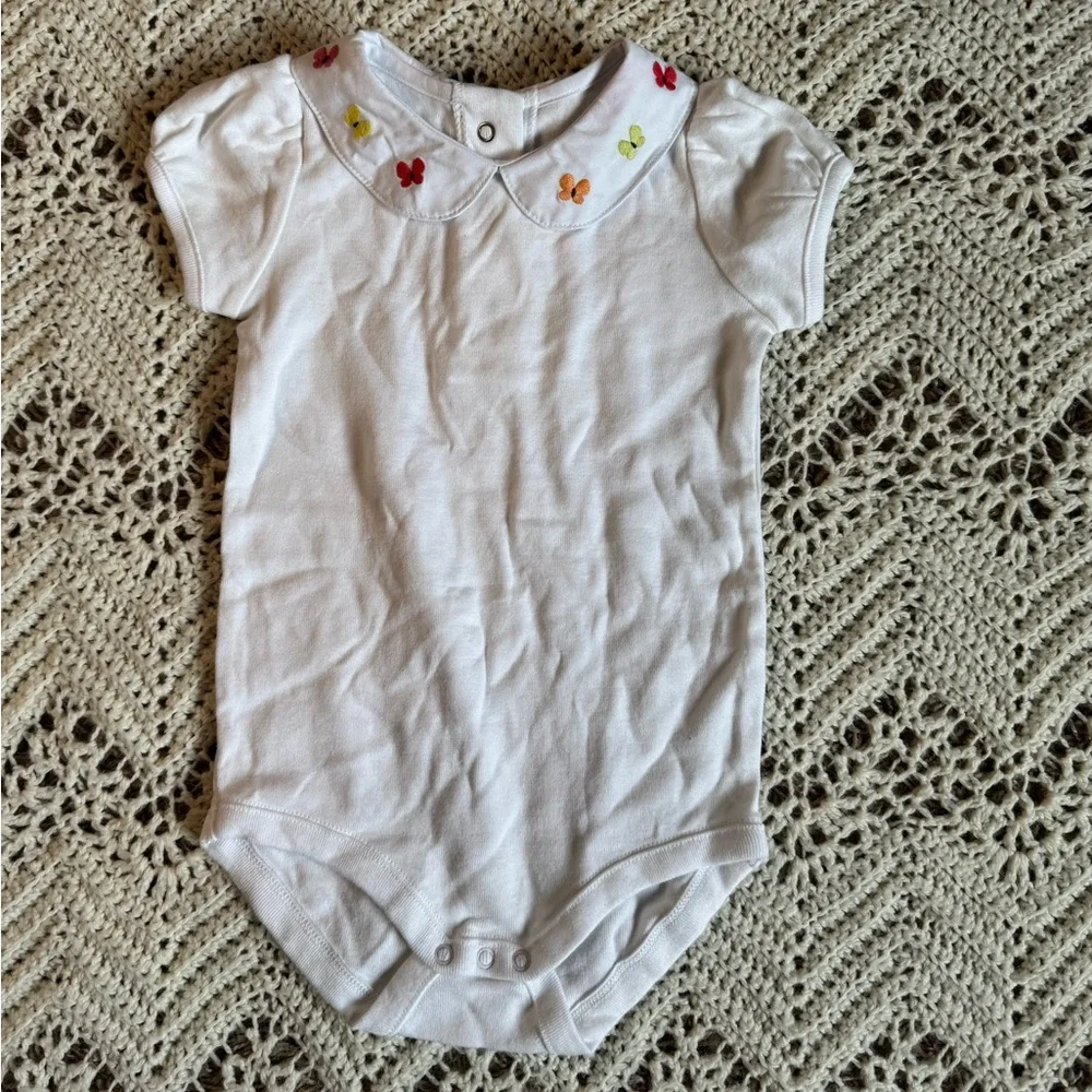 Vintage 2009 Gymboree 3 Piece Set 12-18 Month Summer Collection Butterflies Lace